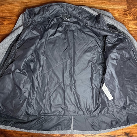 Zara Gray Tweed Blazer, Detachable Vest Combo, Men Size 44 - Picture 3 of 9